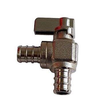 1 Piece XFITTING 1 2 Pex Mini Angle Ball Valve Full Port 1 4 Turn