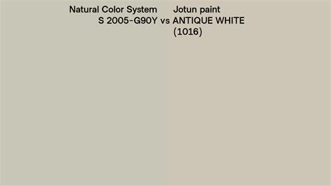 Natural Color System S G Y Vs Jotun Paint Antique White