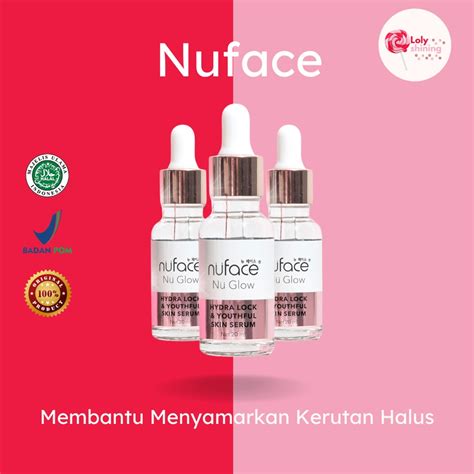 Jual Nuface Nu Glow Hydra Lock Youthful Skin Serum Ml