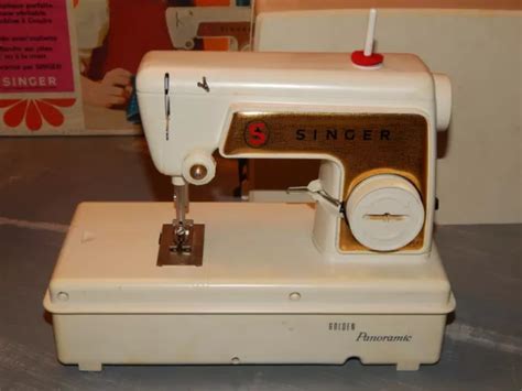 Jouet Ancien Machine A Coudre Singer Golden Panoramic Eur