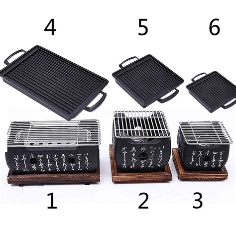 Amusingtao Table Top Grill Charcoal Japanese Grill Mini Bbq Grill