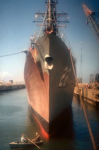 19680520s 02 Uss Benjamin Stoddert Ddg 22 Drydock 4 Pearl Flickr