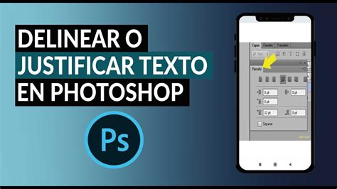 C Mo Delinear O Justificar Texto En Photoshop F Cil Y R Pido Youtube