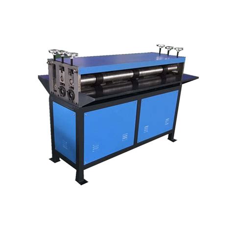 Hvac Metal Sheet Duct Grooving Machine Trimming Beading Machine