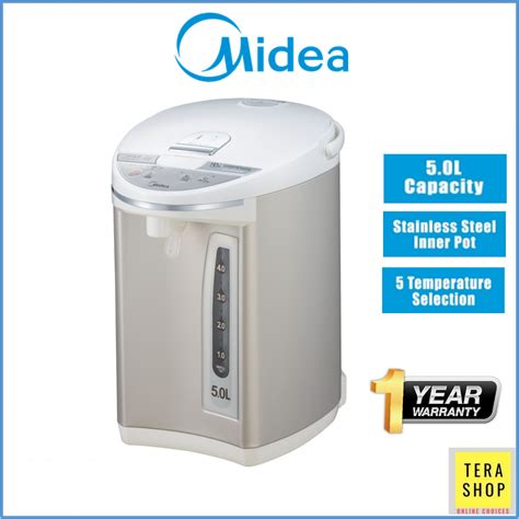 Midea Mtp 7065t Mtp 7055t 5l Thermo Pot Stainless Steel Inner Pot Shopee Malaysia