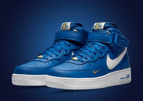 Nikes Air Force 1 Mid 40th Anniversary Blue Jay Was Made For Swoosh