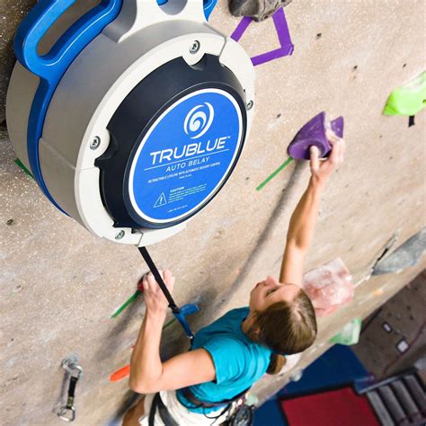 Trublue Auto Belay Device For Rock Climbing And Amusement Wellness