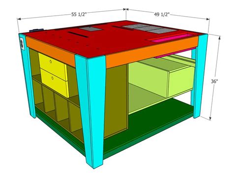 Outfeed Assembly Table Woodworking Shop Table Assembly Table Table