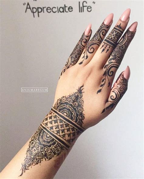 Pin By Najat Al Ali On Henna Henna Tattoo Hand Henna Tattoo