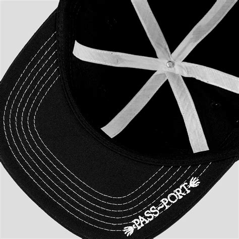 Pass~port Maestro Casual Cap Black Pass~port Usa