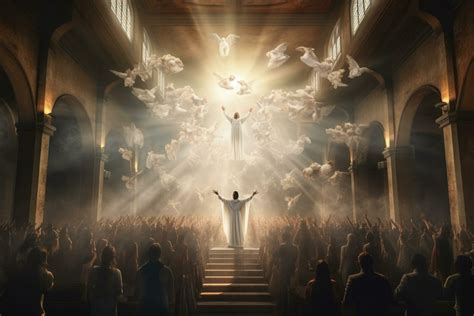 ascensión día de Jesús Cristo o Resurrección día de hijo de dios bueno