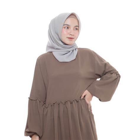 Jual NEMOKITS Ciara One Set Wanita Polos Setelan Pakaian Muslim