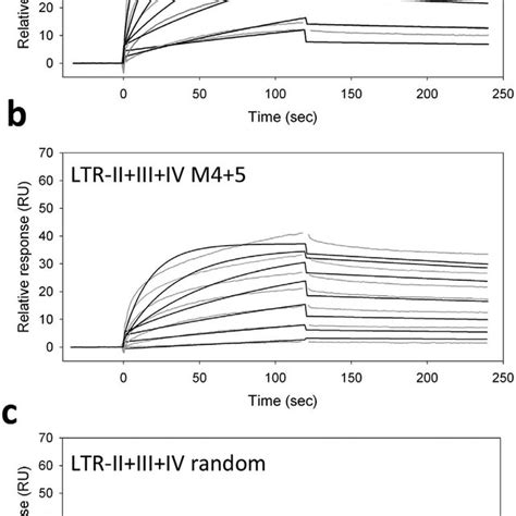 Binding Affinity Of HnRNP A2 For The LTR II III IV G4 And Mutant