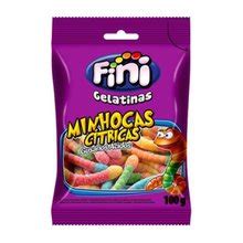 Bala De Gelatina Fini Minhoca Citrica 100G P25334