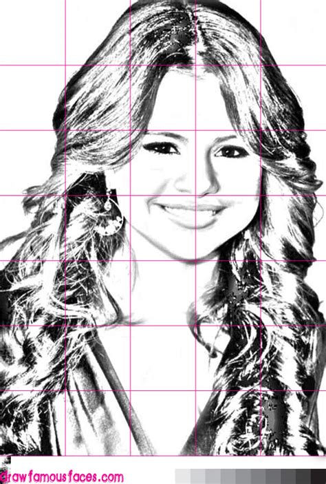 Selena Gomez Drawing Step By Step At Paintingvalley Explore