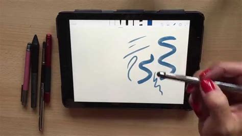 Dibujar en un tablet o dispositivo touch la elección del pincel YouTube