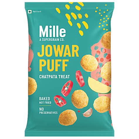 Buy Mille Jowar Puff Chatpata Treat Baked Online At Best Price Of Rs