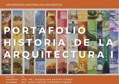 Portafolio Historia De La Arquitectura I By Jos Carlos Torrej N Pinedo