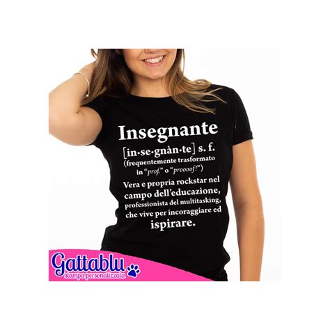 T Shirt Donna Definizione Di Insegnante Rockstar Del Multitasking