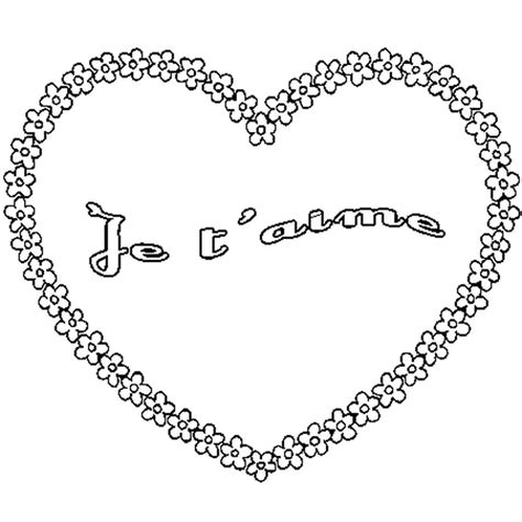 Coloriage Je T Aime Nouvelles Images Pour Une D Claration D Amour