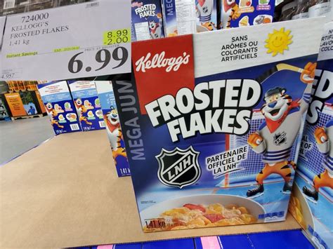 724000 Kellogg S Frosted Flakes 1 41 Kg 2 00 Instant Savings Expires On 2020 04 05 6 99 Costco