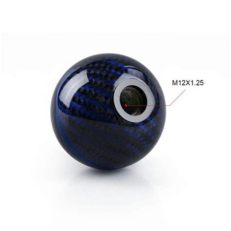 Universal Real Carbon Fiber Ball Manual Mt Gear Shift Shifter Knob