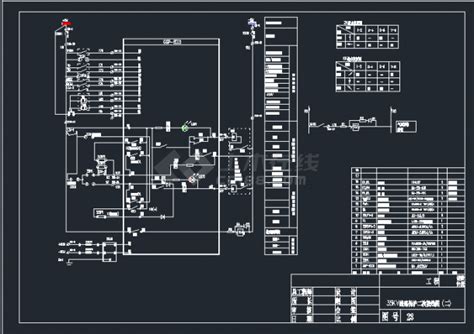 35kv变电站电气二次设计图纸变电配电土木在线