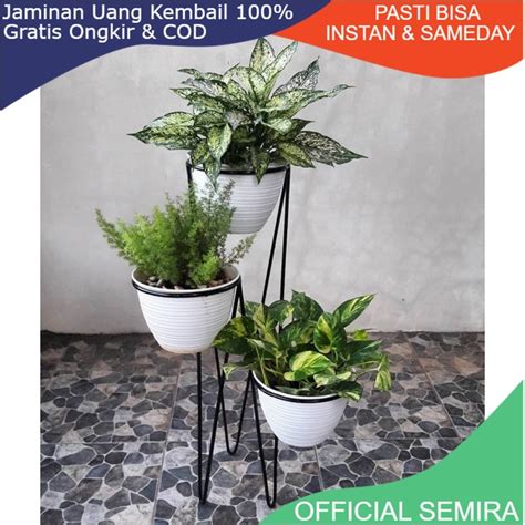 Jual Pot Bunga Besi Standing Pot In Pot Duduk Lubang Standing