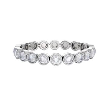 Bezel Set Diamond Bracelet Diamond Bracelet Jewellary Transpreant