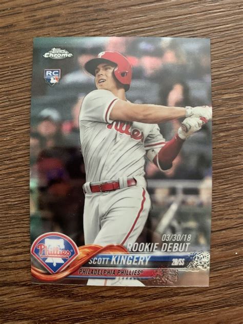 Scott Kingery Topps Chrome Update Hmt Card Pwe Ebay