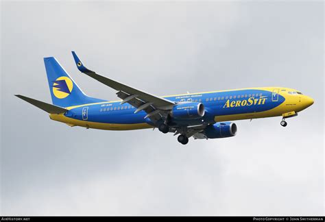 Aircraft Photo Of UR AAN Boeing 737 84R AeroSvit Ukrainian Airlines