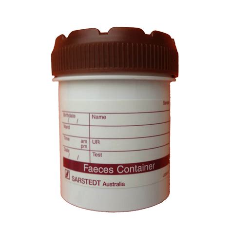 Container Faeces W Spoon 70mL Sterile