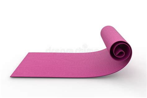 Pink yoga mat stock image. Image of train, workout, pink - 104151871