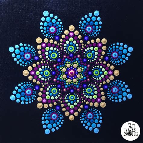 Stencil Free Printable Dot Mandala Patterns