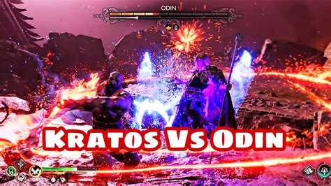 Kratos Vs Odin Final Boss Fight Part 1 Best Combos And Tricks To Defeat