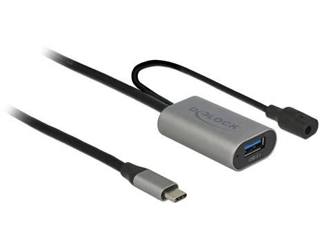 Cablu Activ Usb C Gen La Usb A T M M Negru Delock