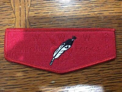 Mint Oa Flap Lodge Miquin Red Border Noac Ebay