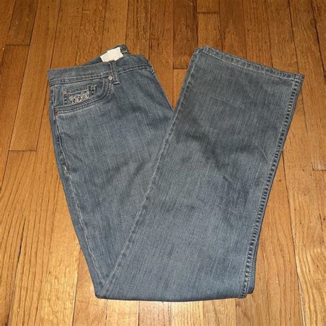 Zena Jeans With Floral Print On Pocket And Depop