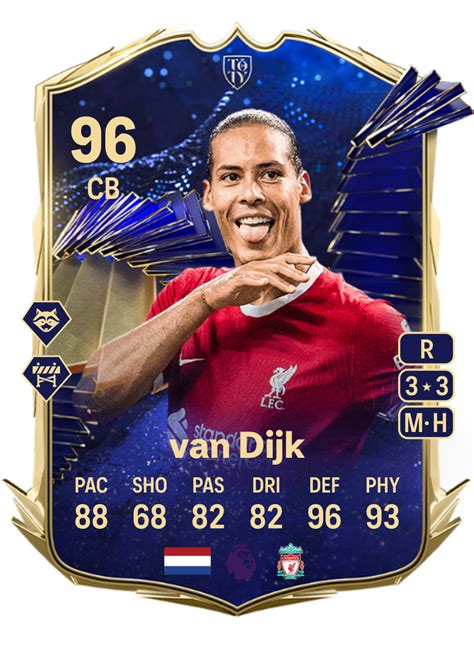 Assets - Virgil van Dijk Team of the Year 96 OVR - FUT.GG