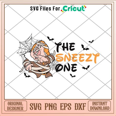 The Sneezy One Svg Snow White And The Seven Dwarfs Svg Digital Dowlo