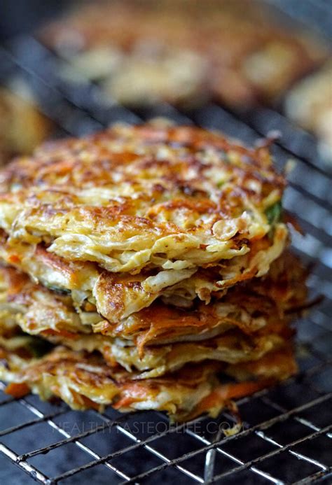 Cabbage Fritters Fried Or Baked Healthy Taste Of Life