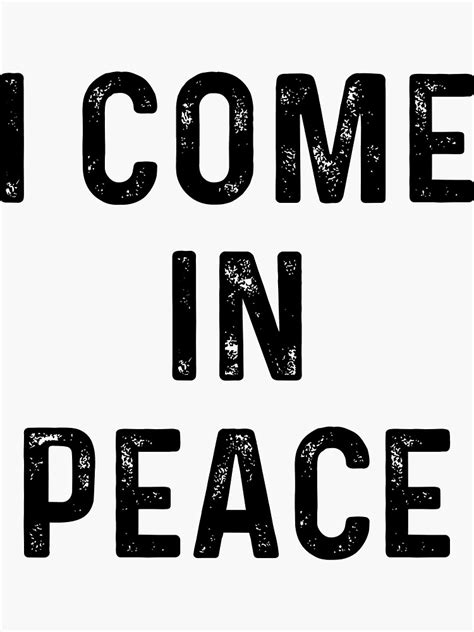 I Come In Peace Couple Matching With Im Peace Sticker For Sale By