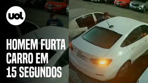 Criminoso Furta Carro Em Segundos Na Zona Sul Do Rio De Janeiro