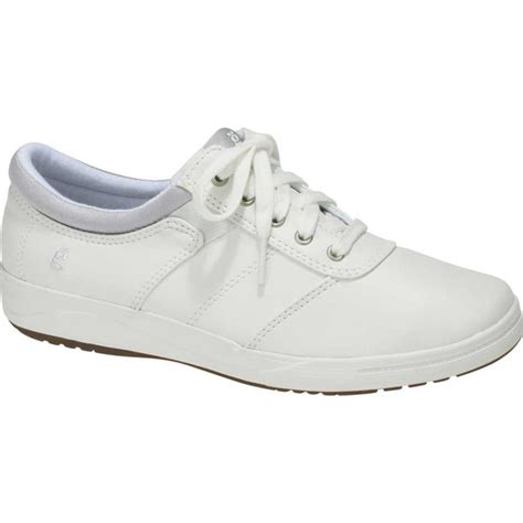 Women S Grasshoppers Stretch Plus Lace Ii Sneaker White Smooth Pu 6 5 N