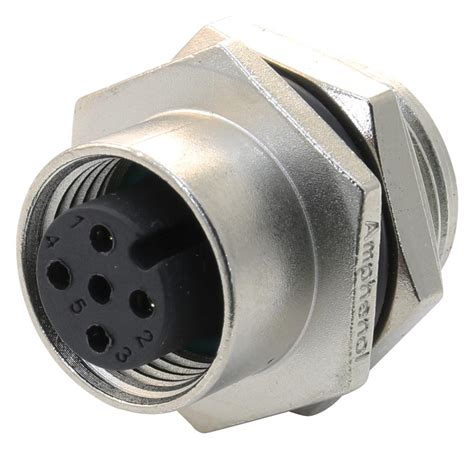 M12a 04pffs Sh8001 Amphenol Ltw Sensor Connector 4 Pole M12 Farnell Uk