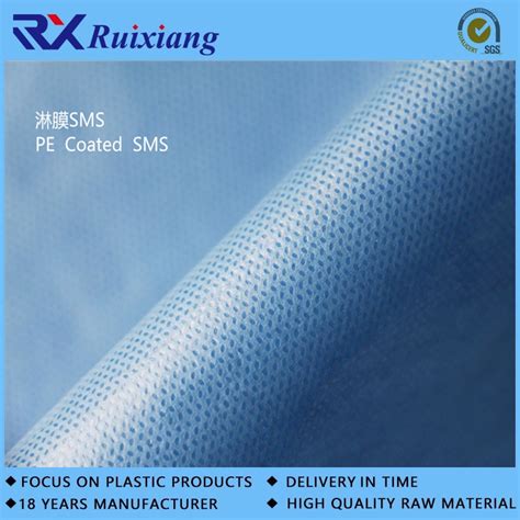 Pe Film Coated Pp Nonwoven Composite Spunbond Non Woven Fabric For