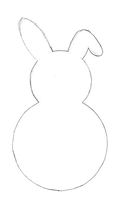 Cut Out Printable Bunny Template