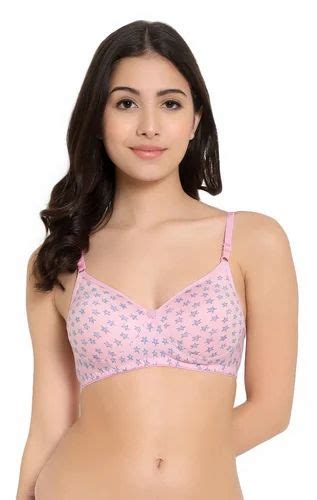 Printed Lycra Cotton Women Full Coverage Yellow Star Print Soft Padded Bra At Rs 85piece In New