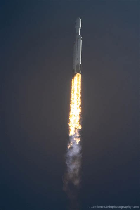 Falcon Heavy Launch Of Ussf 44 Taken From Vab Rooftop Earlier Today R