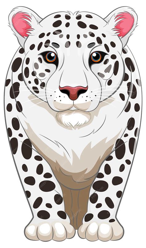 Snow Leopard Vector